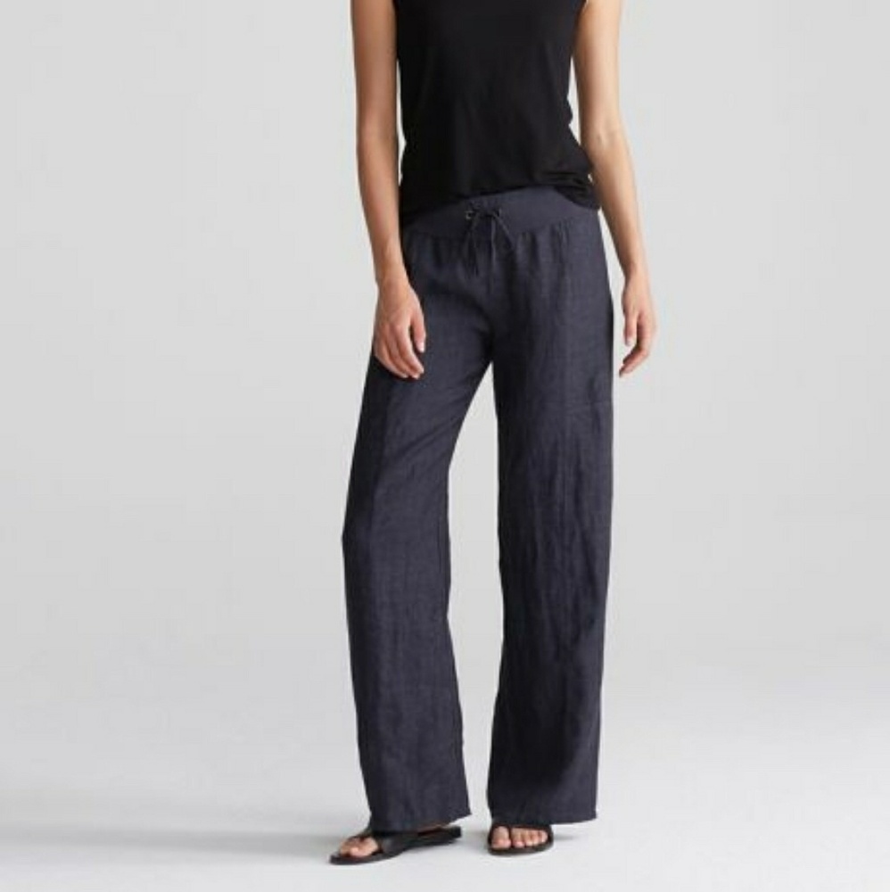 Eileen Fisher organic linen pants